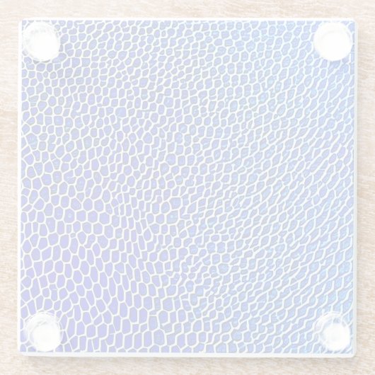 Dessous-de-verre En Verre "Maille quantique" (Dos)