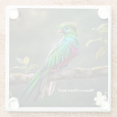 Dessous-de-verre En Verre "Majestic Quetzal" (Dos)