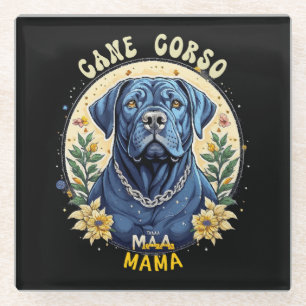 Dessous-de-verre En Verre Maman Cane Corso