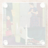 Dessous-de-verre En Verre Maman, J'Ai Nettoyé Ma Chambre ! (Dos)