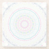 Dessous-de-verre En Verre mandala coloré (Dos)