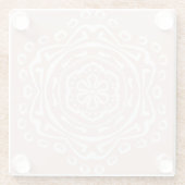 Dessous-de-verre En Verre Mandala Mallow (Dos)