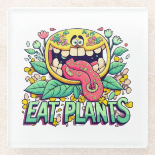 Dessous-de-verre En Verre Manger Plante