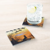 Dessous-de-verre En Verre Marais par Paul Bransom (Incliné)