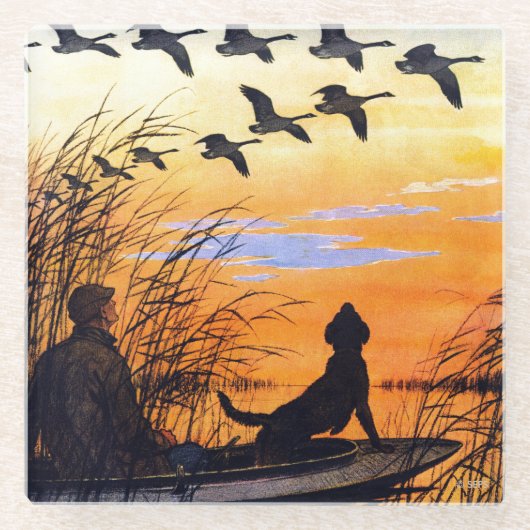 Dessous-de-verre En Verre Marais par Paul Bransom (Devant)