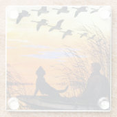 Dessous-de-verre En Verre Marais par Paul Bransom (Dos)