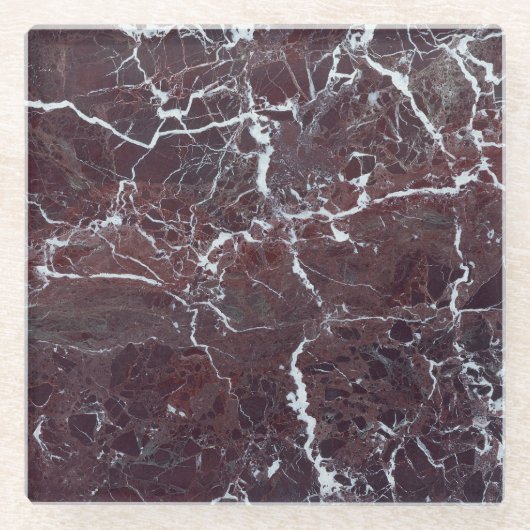 Dessous-de-verre En Verre Marbre de Bourgogne (Devant)