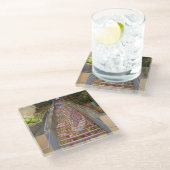 Dessous-de-verre En Verre Marches de Jardin Caché de San Francisco #1 Dessou (Incliné)