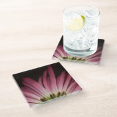 Dessous-de-verre En Verre Marguerite pourpre fanée (Incliné)