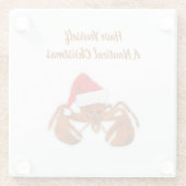 Dessous-de-verre En Verre Maritime Santa Lobster (Dos)