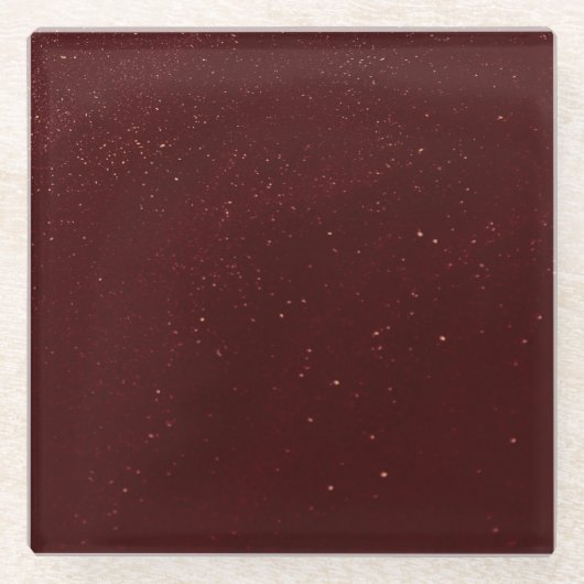 Dessous-de-verre En Verre Maroon Sand (Devant)