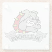 Dessous-de-verre En Verre Mason Bulldogs (Dos)