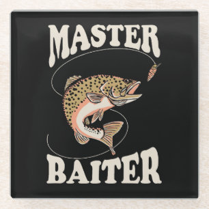 Dessous-de-verre En Verre Master Baiter Fishing