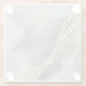 Dessous-de-verre En Verre Matrice cloud (Dos)