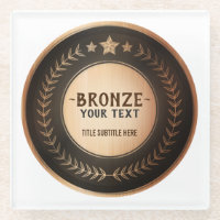 MÉDAILLE Bronze Champion DIY IMPRESSION PERSONNALI