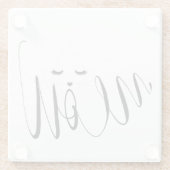 Dessous-de-verre En Verre Meow Cat (Dos)