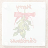 Dessous-de-verre En Verre merchristletoe (Dos)