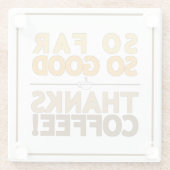 Dessous-de-verre En Verre Merci Coffee (Dos)