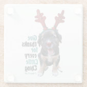 Dessous-de-verre En Verre Merci pour chaque petit truc (Dos)