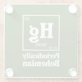 Dessous-de-verre En Verre Mercure (Dos)