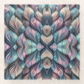 Dessous-de-verre En Verre Mermaid Whispers (Devant)