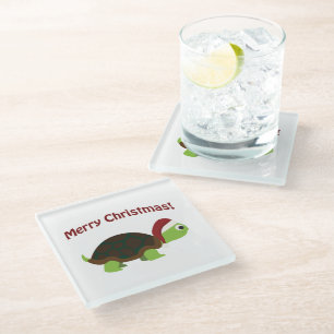 Dessous-de-verre En Verre Merry Christmas ! Turtle (homonymie)
