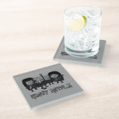 Dessous-de-verre En Verre Métaux lourds (Incliné)