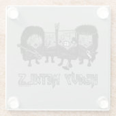 Dessous-de-verre En Verre Métaux lourds (Dos)