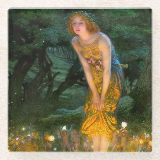 Dessous-de-verre En Verre Midété Eve Edward Robert Hughes (Devant)
