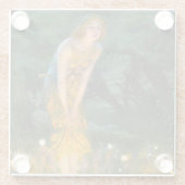 Dessous-de-verre En Verre Midété Eve Edward Robert Hughes (Dos)