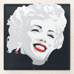 Dessous-de-verre En Verre Miki Marilyn