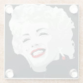 Dessous-de-verre En Verre Miki Marilyn (Dos)