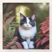 Dessous-de-verre En Verre Millie Le Chat Ragdoll, (Devant)