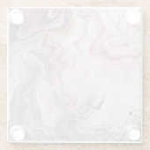 Dessous-de-verre En Verre Minéraux vierges (Dos)