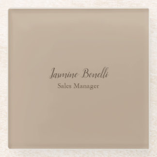 Dessous-de-verre En Verre Minimaliste moderne professionnel