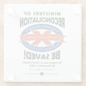 Dessous-de-verre En Verre Ministres de la réconciliation (Dos)