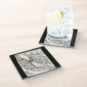 Dessous-de-verre En Verre Mis épissé (Incliné)