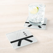 Dessous-de-verre En Verre Miyagi Do Karate (Incliné)