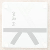 Dessous-de-verre En Verre Miyagi Do Karate (Dos)