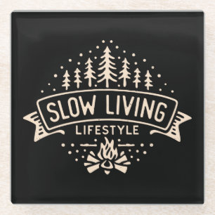 Dessous-de-verre En Verre Mode de vie lent