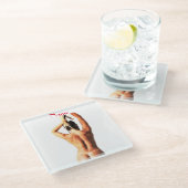 Dessous-de-verre En Verre Modèle de fitness Tanlines Thunder_Cove (Incliné)