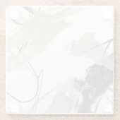 Dessous-de-verre En Verre Moment monochrome (Dos)