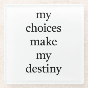 Dessous-de-verre En Verre Mon Dessous de verre de verre Destiny