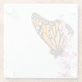 Dessous-de-verre En Verre Monarque perché sur la lavande (Dos)