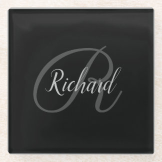 Dessous-de-verre En Verre Monogramme