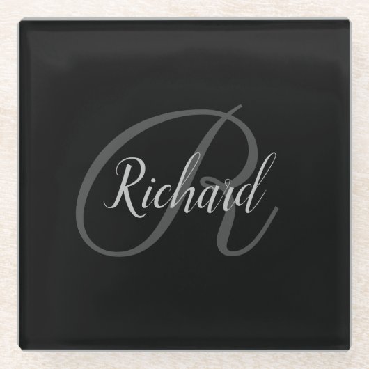 Dessous-de-verre En Verre Monogramme (Devant)