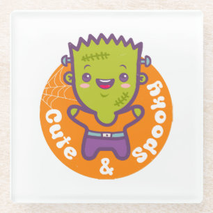 Dessous-de-verre En Verre Monster Frankenstein