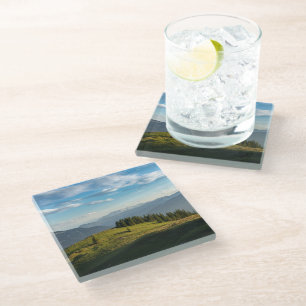 Dessous-de-verre En Verre Montagnes Lac Spitzingsee, Alpes suisses