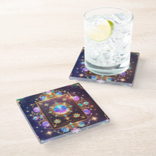 Dessous-de-verre En Verre Montagnes russes