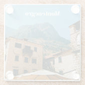 Dessous-de-verre En Verre Montenegro Cityscape  (Dos)